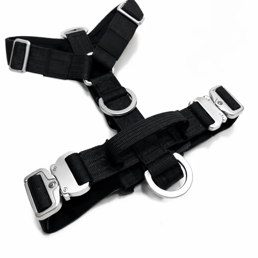Arnés táctico para perro de nylon_2 Arnés Hurón EVO