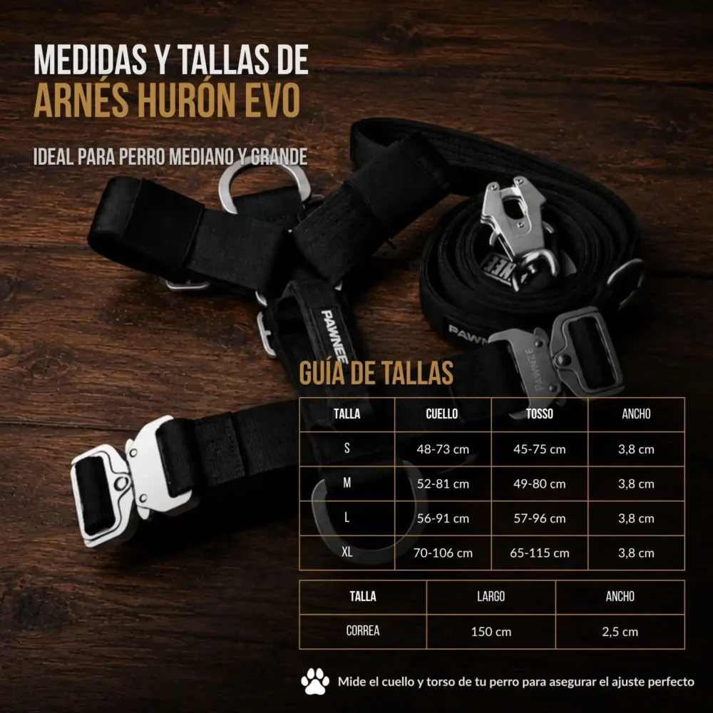 HURON EVO (17) Conjunto Arnés Hurón EVO