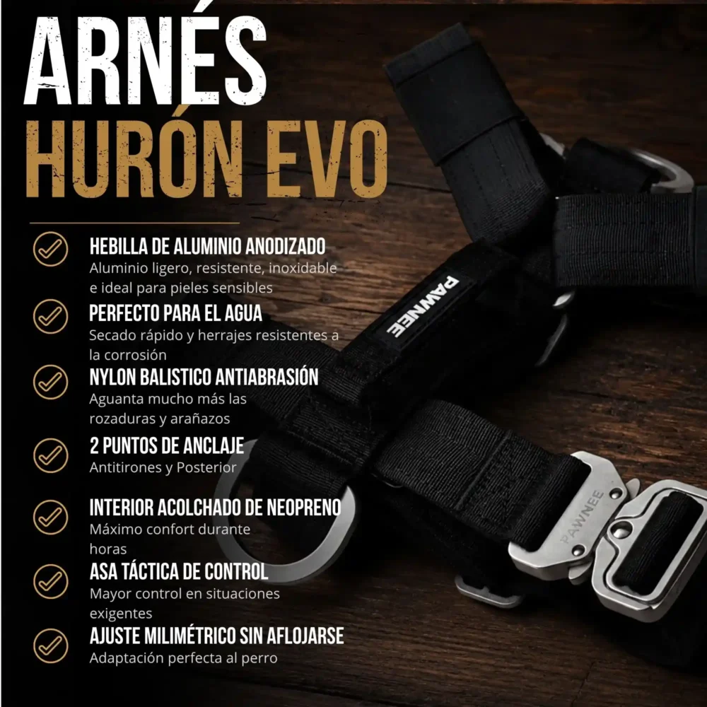 HURON EVO (9) Conjunto Arnés Hurón EVO